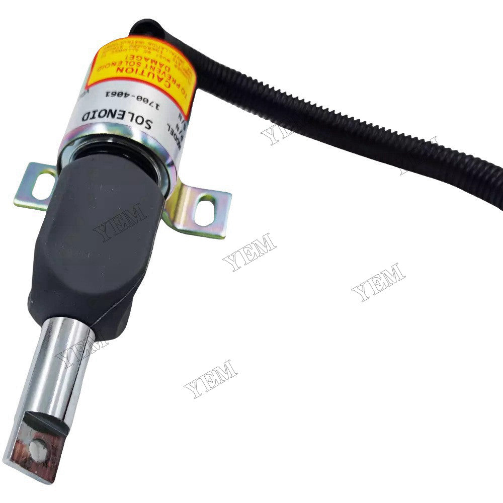 For Takeuchi TL140 12V Fuel stop solenoid 1753ES 1700-4061 For Takeuchi