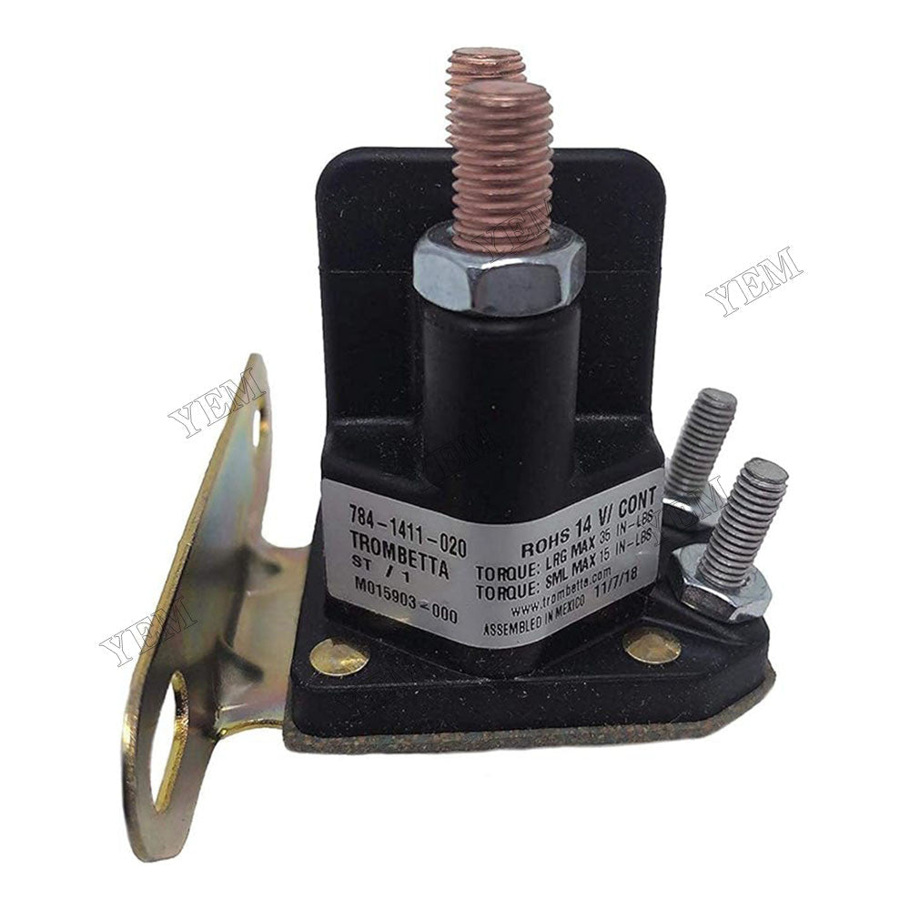 For Trombetta EZGO 4Cycle 12V Solenoid Relay Switch 784-1411-020 784-1411-020-16 For Trombetta