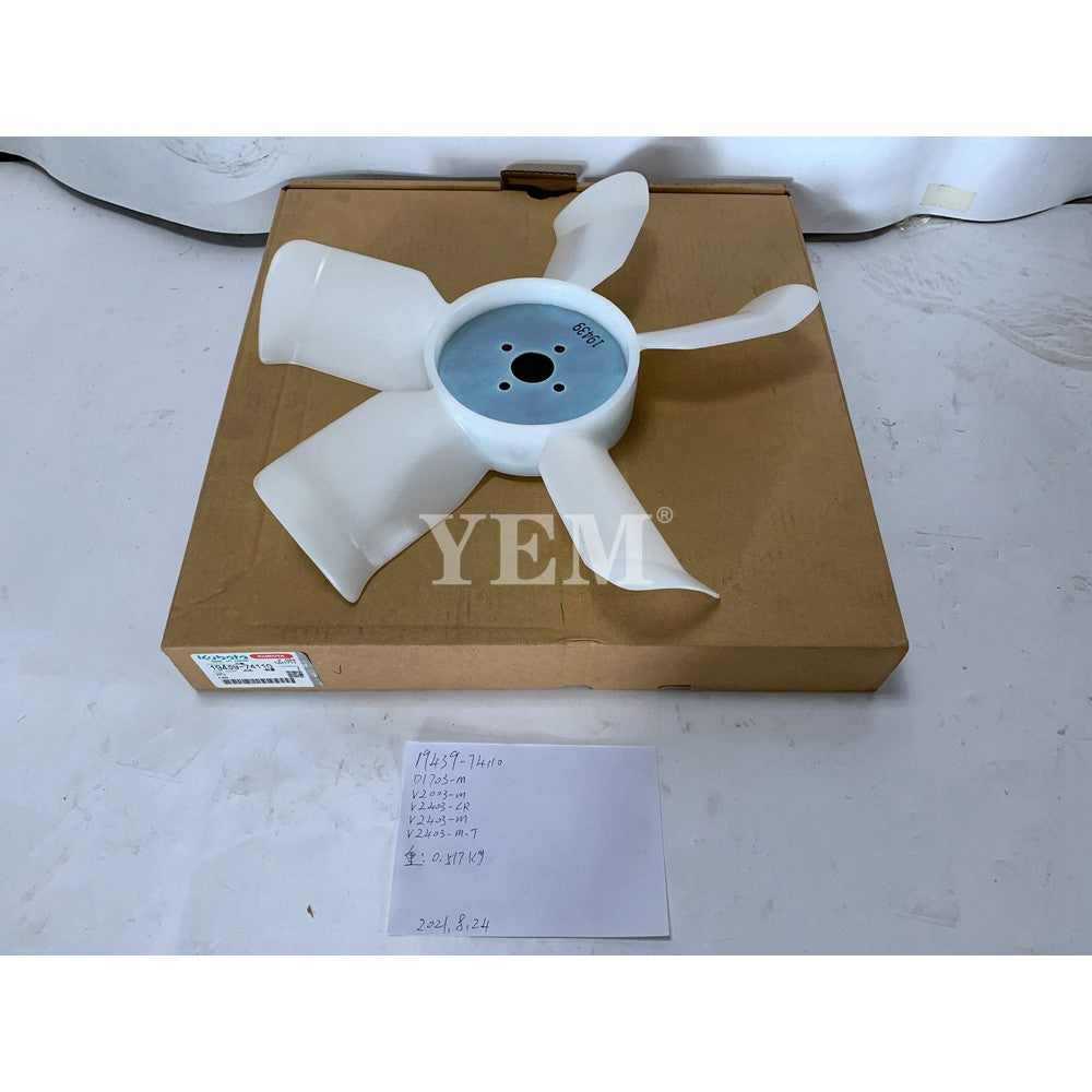 KUBOTA D1703-M FAN BLADE 19439-74110 For Kubota