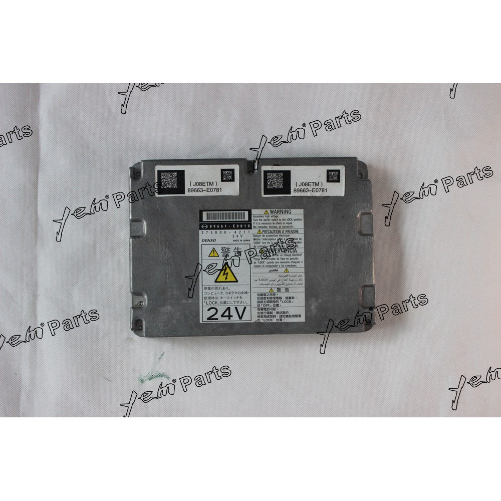 J08E CONTROLLER 89663-E0781 FOR HINO DIESEL ENGINE PARTS For Hino