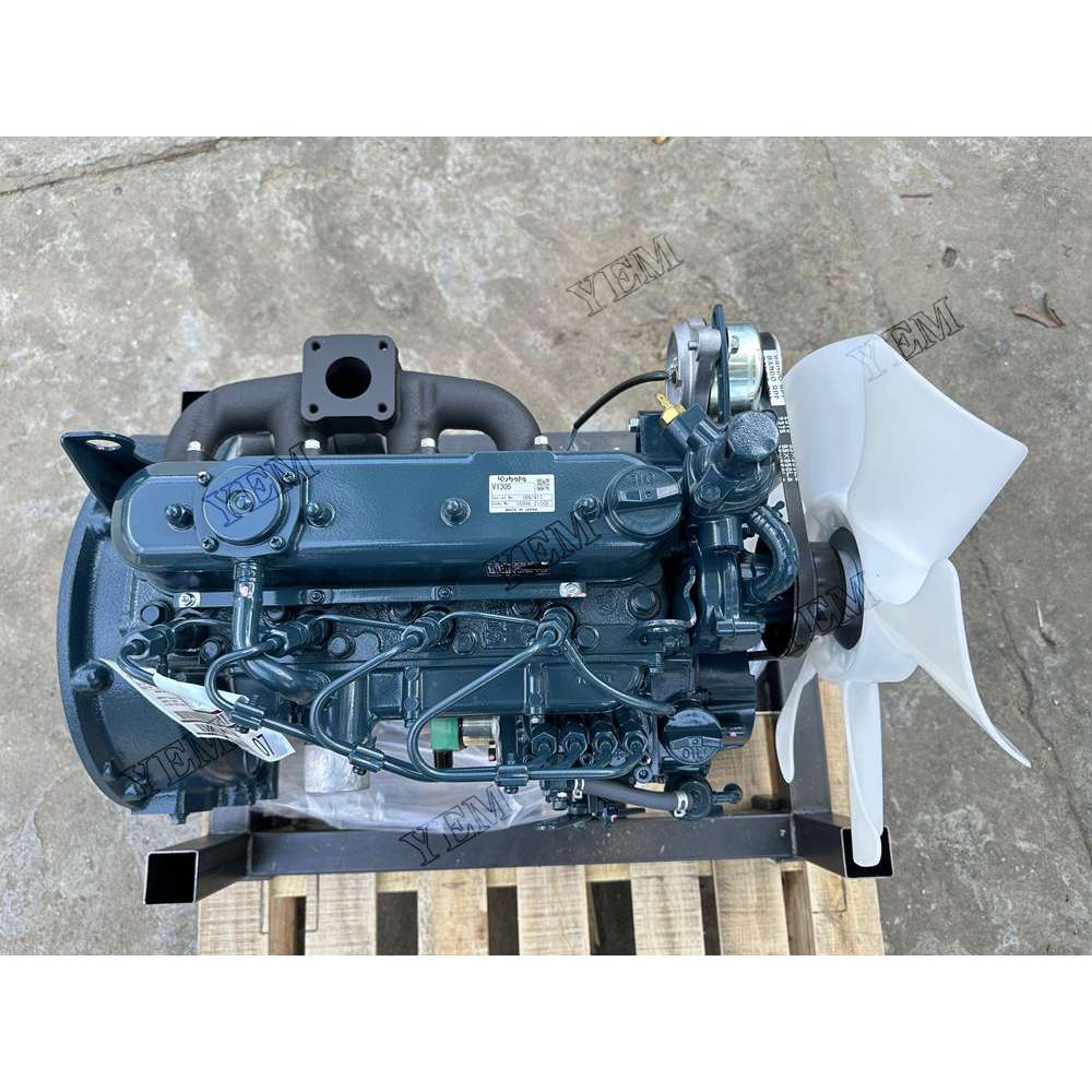 For Kubota Engine V1305 V1305-ES01 Complete engine assembly 3000 rpm 22.7kw Serial Number: 1G996-21000