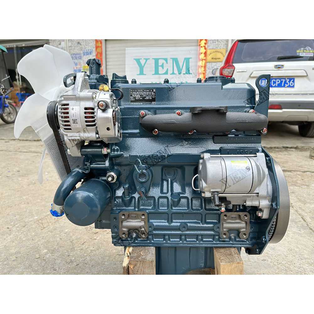 For Kubota Engine V1505 Complete engine assembly 2300 rpm 18.2kw Serial Number: 1RQ0965 For Kubota