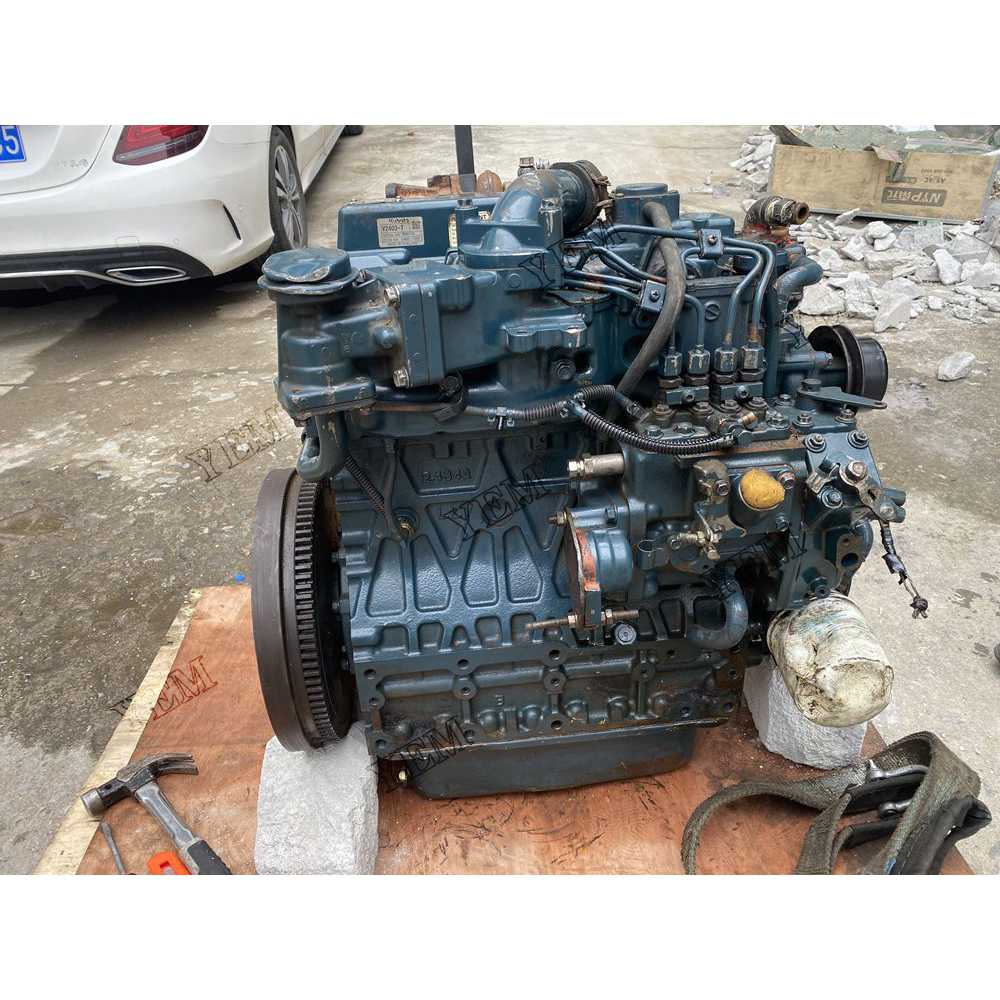 For Kubota Engine V2403-DI-T Complete engine assembly 2700 rpm 49.2kw Serial Number: BHA0174