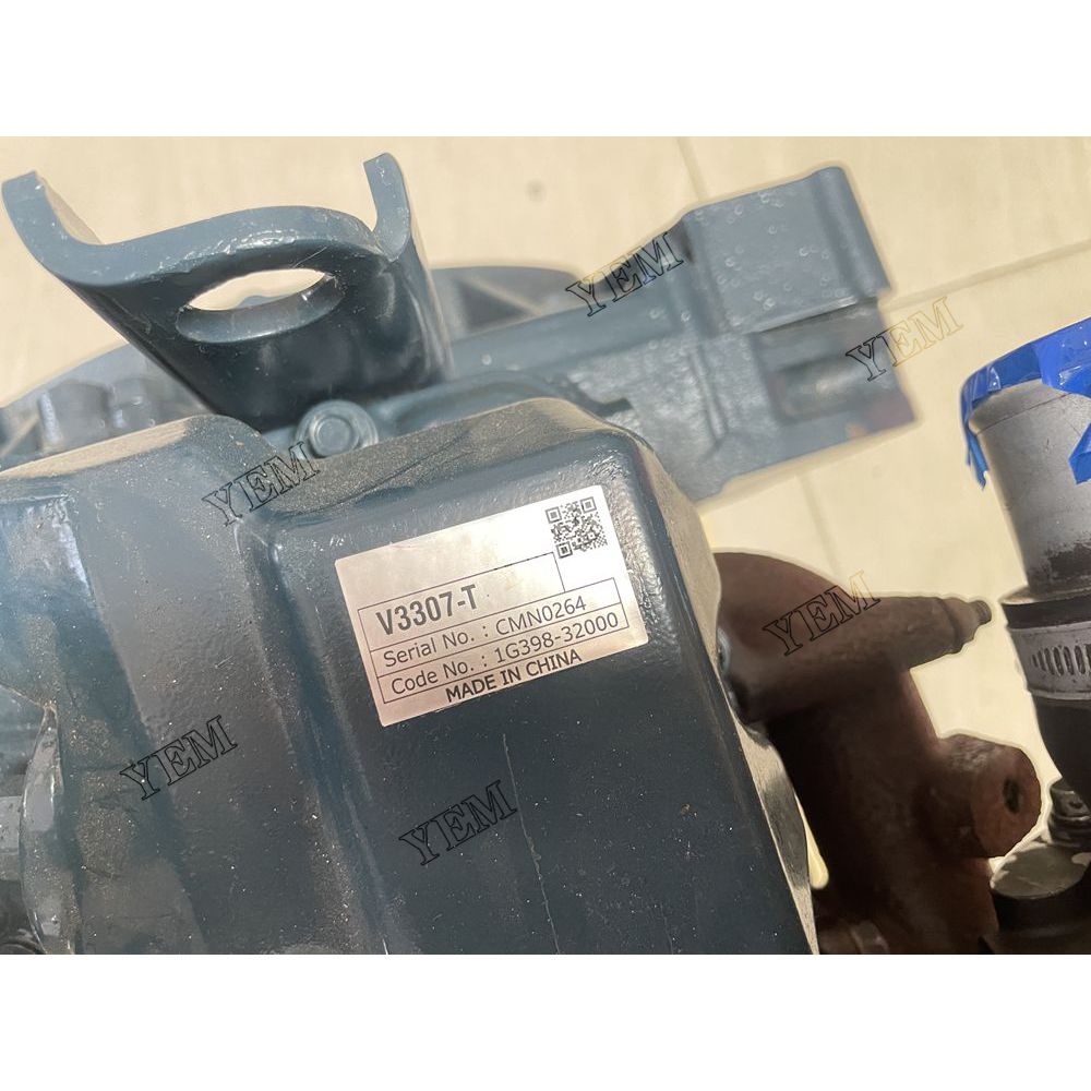 For Kubota Engine V3307T-DI Complete engine assembly 2200 rpm 48.9kw Serial Number: CMN0264