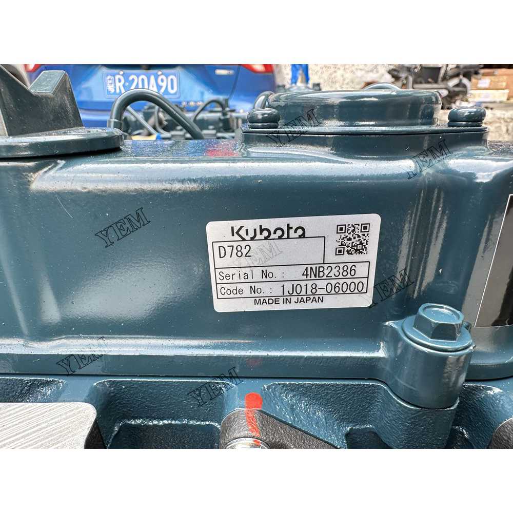 For Kubota Engine D782 Complete engine assembly 3200 rpm 14.4kw Serial Number: 4NB2386 For Kubota