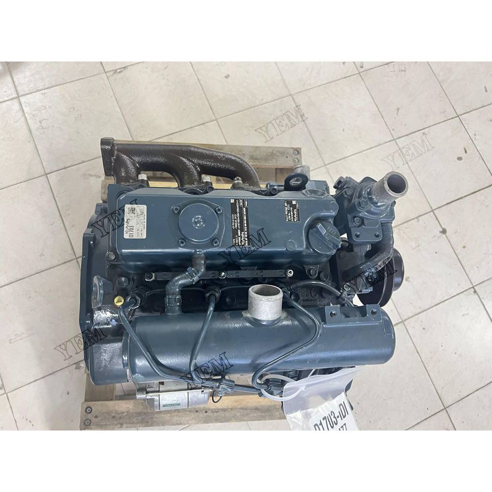 For Kubota Engine D1703-IDI Complete engine assembly 2600 rpm 23.9kw Serial Number: 7KY7477 For Kubota