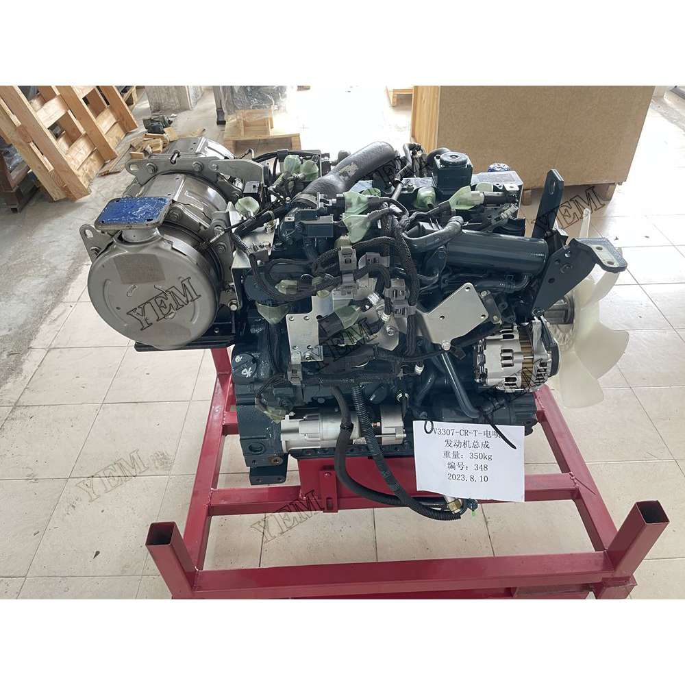 For Kubota Engine V3307-T-CR Complete engine assembly 2600 rpm 54.6kw Serial Number: CMU1001