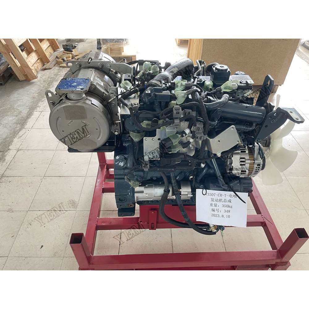 For Kubota Engine V3307-T-CR Complete engine assembly 2600 rpm 54.6kw Serial Number: CMU1001 For Kubota