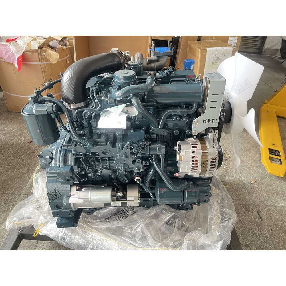 For Kubota Engine V3307-DI-T-ET02 Complete engine assembly 2600 rpm 54.6kw Serial Number: CPE1519 For Kubota