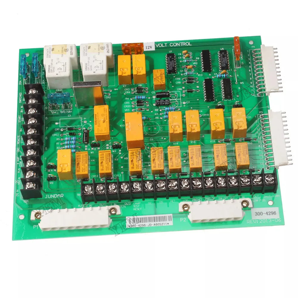 For Onan Circuit Board 300-4296 Engine Monitor 12V 12 Lights Replacement