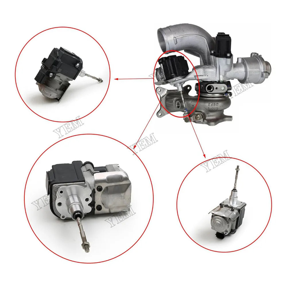 For Audi A4 Q3 Q5 A5 Porsche Macan Turbo Wastegate Actuator 06L145612K 72427345 For Audi
