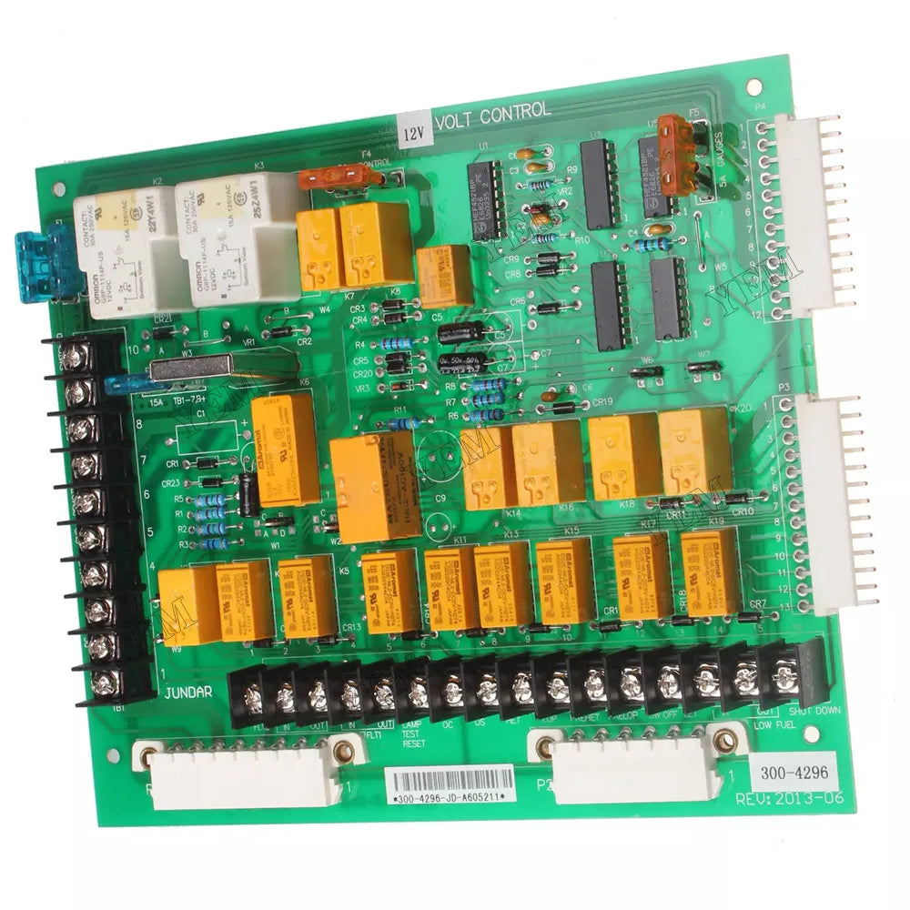 For Onan Circuit Board 300-4296 Engine Monitor 12V 12 Lights Replacement For Onan