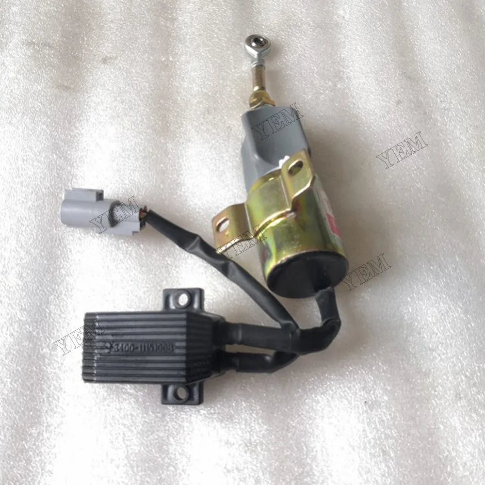 For Yuchai Engine 4F90 491 491Q 12V Flameout Valve F3400-1115100B For Yuchai
