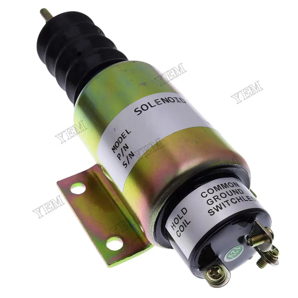 For Woodward 12V 3 Terminals Fuel Shutdown Solenoid 2001ES-12E3U1B2S2 SA-5174-12 For Woodward