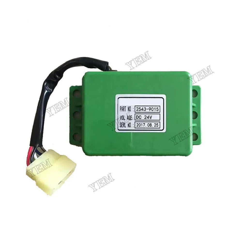 For Doosan Daewoo Excavator DH225-7 DH215-7 DH220-5 DH280-5 24V Wiper Timer Relay 2543-9015