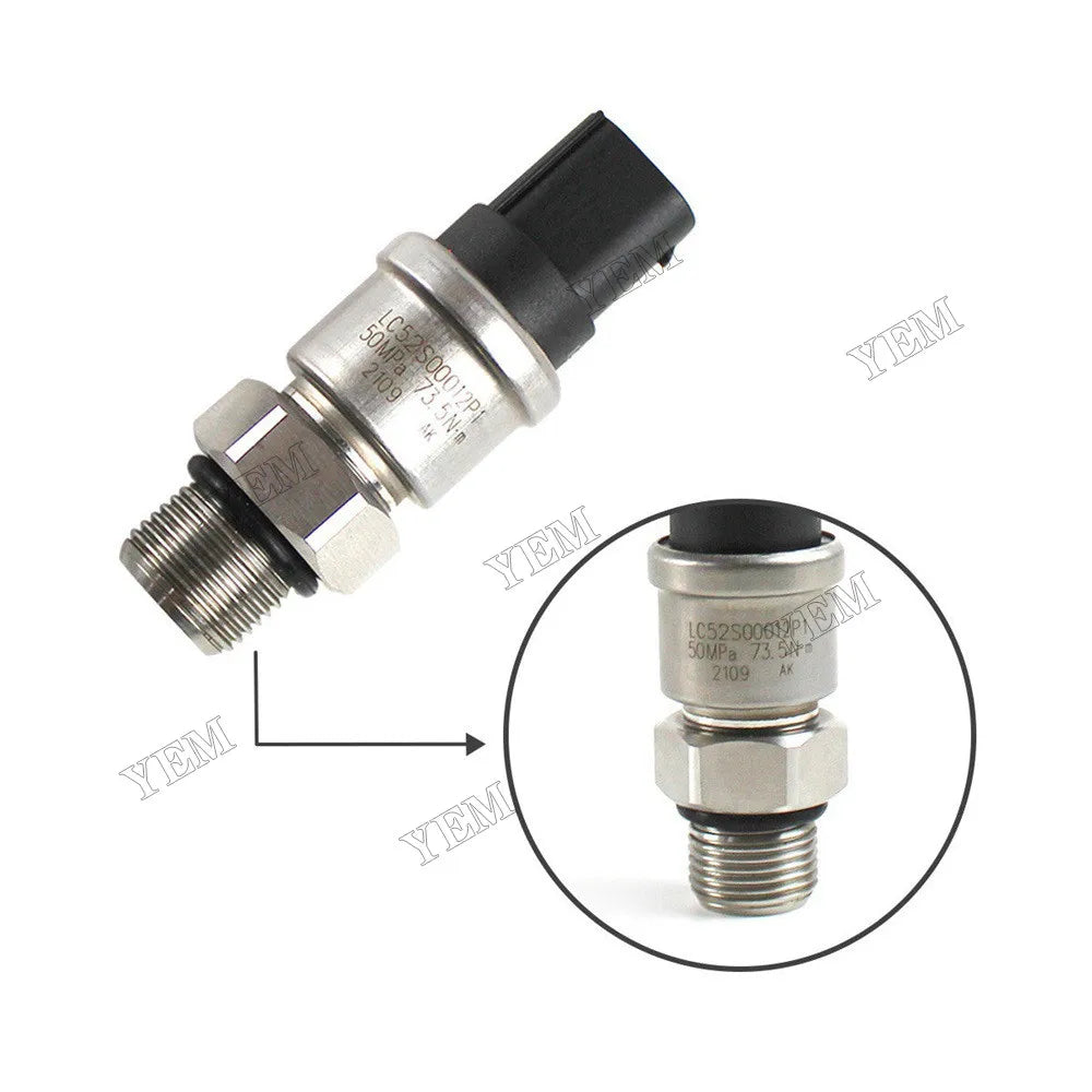For Kobelco SK200 SK200LC SK200LC-6 SK210LC SK200SR SK250LC SK330LC SK100L SK200-6 SK200-6E High Pressure Sensor YY52S00033F2 For Kobelco