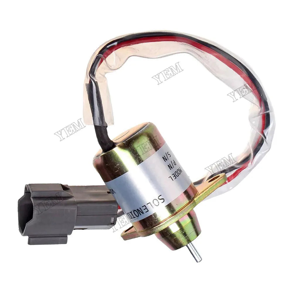 For Yanmar 3TNV88-BPTB2 Engine TB235 Doosan DH80 Excavator Fuel Shut Off Solenoid 129612-77940 For Yanmar