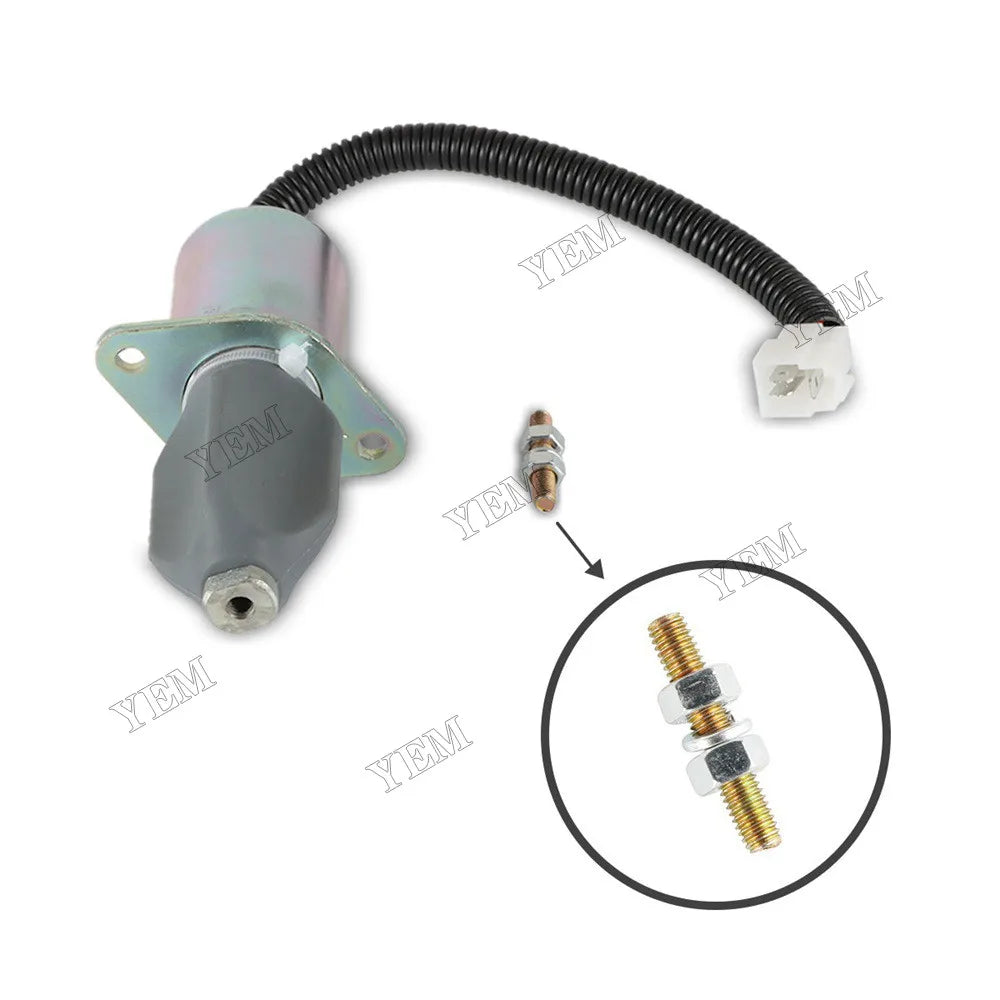 Rand P400WCU XP375WCU HP330WCU HP300WCU P185WIR XP185WIR HP330WCU 12V Shut Down Solenoid 1753ES 1700 for Ingersoll For Ingersoll Rand