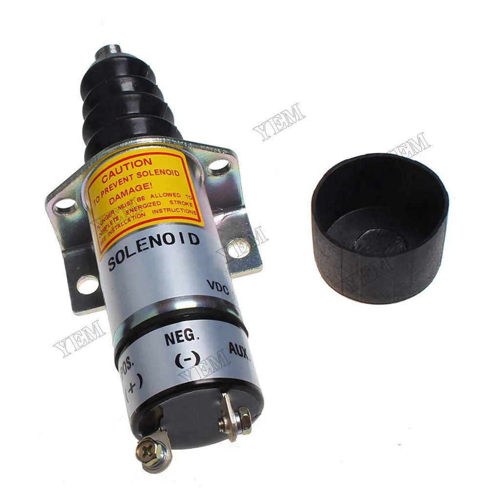For Woodward Cummins Engine 6CTA 8.3L 12V Shut off Solenoid Valve 1500-2047 1502-12C6U1B2S1 For Cummins