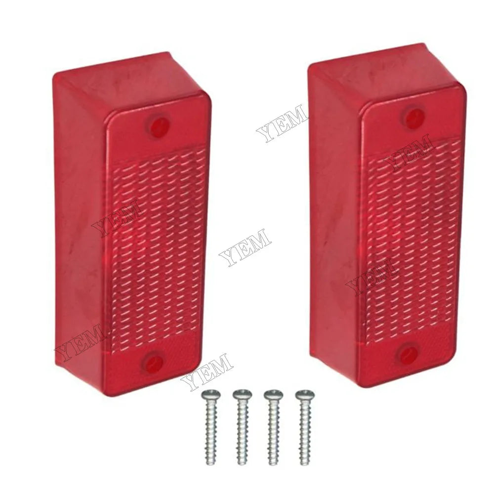 For Bobcat Loader 553 751 753 763 773 863 873 883 963 T630 T650 T740 T750 T770 T870 2 Pcs Red Tail Light Lens 6672276 For Bobcat