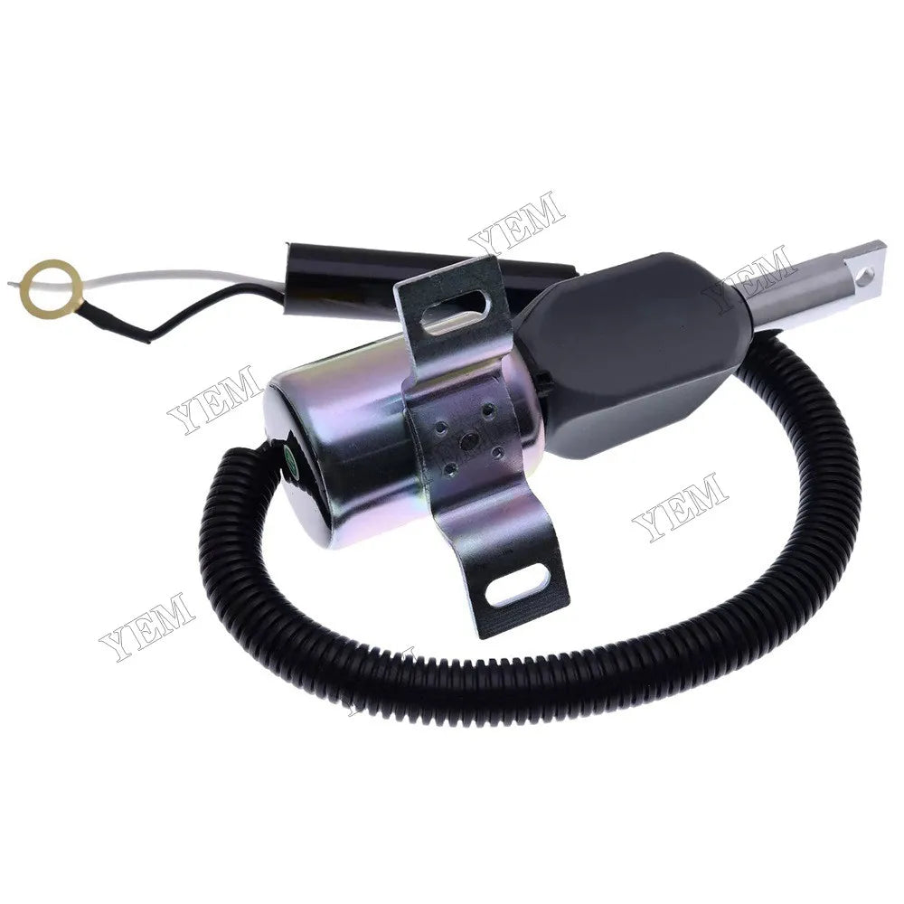 For Isuzu Engine 4JG1-TPA 12V Gehl CTL70 Mustang MTL20 Track Loader Fuel Shut Off Solenoid 185208