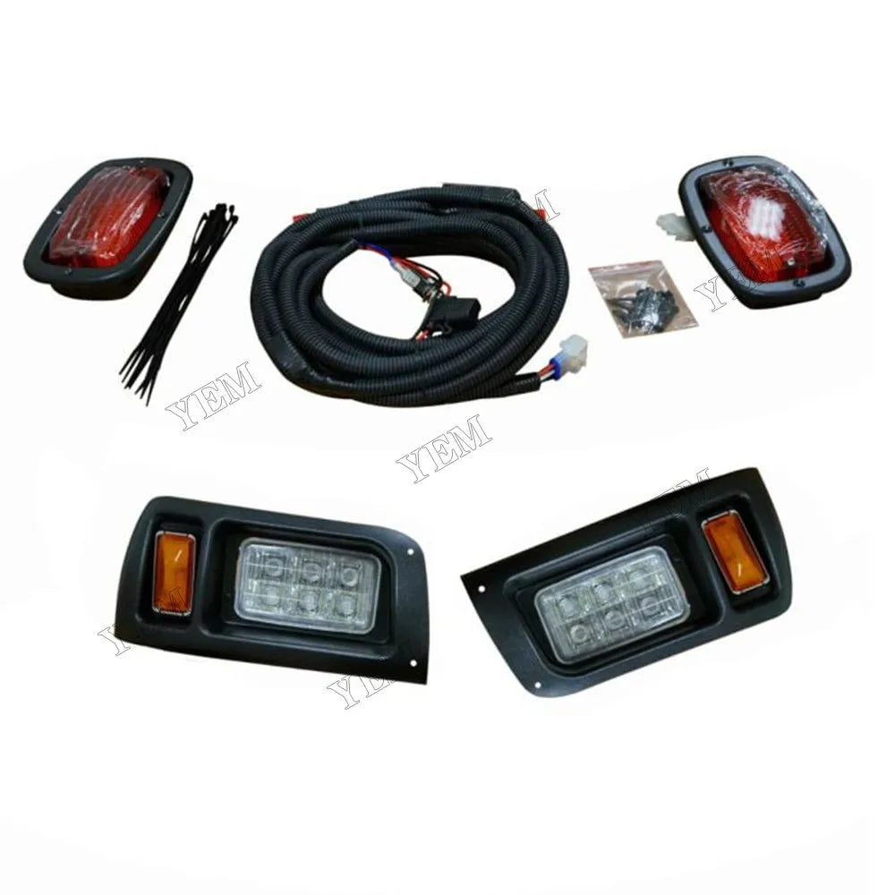 For Golf Cart Club Car DS Gas or Electric Model 1993+ Headlights and Tailights Kit FGFHLTL005 For Golf