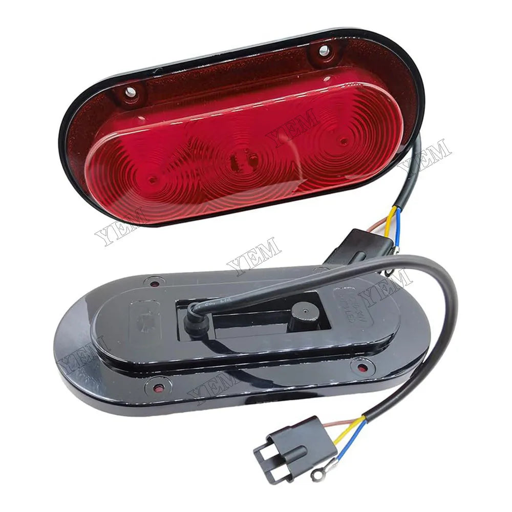 For Agco Tractor 100 120 140 160 185 2-105 2-150 2-180 LED Red Oval Tail Light 30-3153347