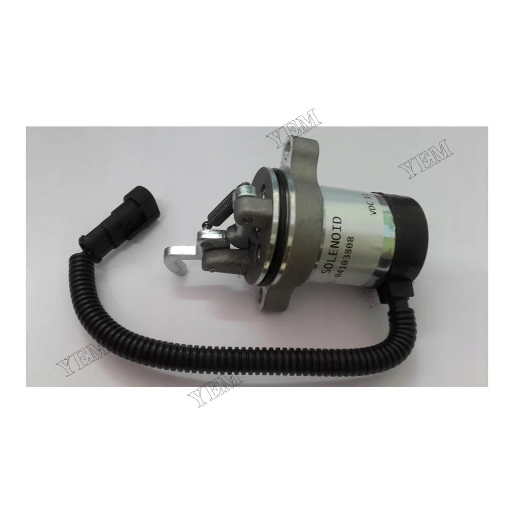 For JCB Diesel Engine TLT 3 Wheel Loader 406 409 12V Fuel Shutoff Solenoid 717/20274