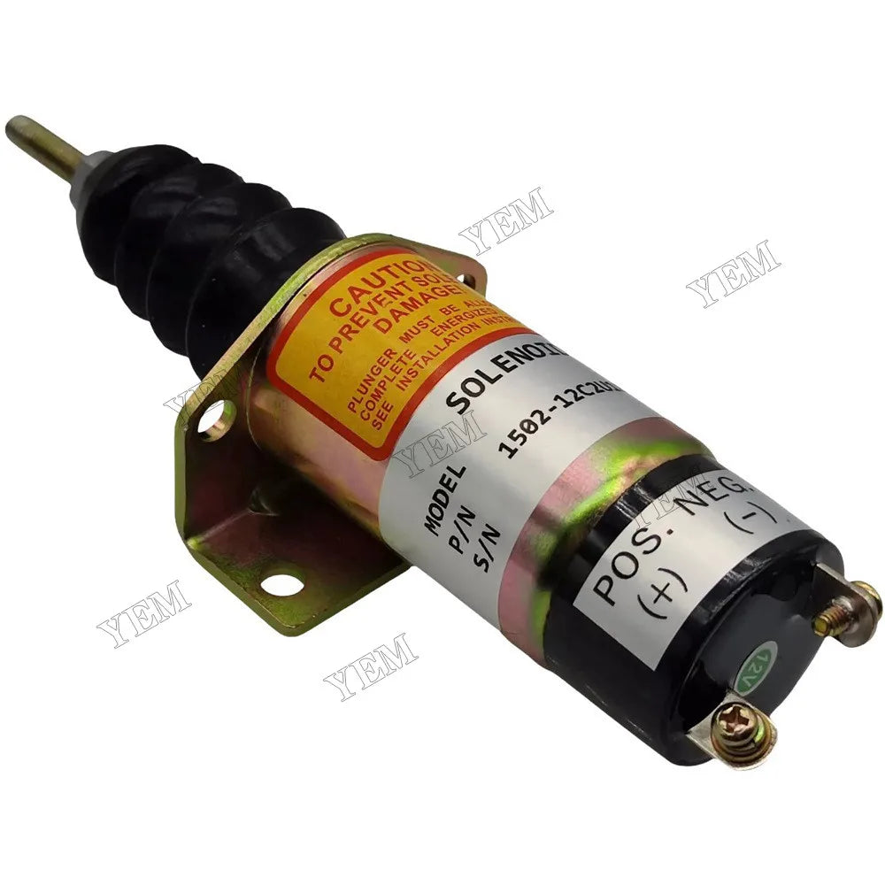 For Grove Lift 12V 3 Terminals Fuel Shut Off Solenoid 1502-12C2U1B2S1A 7750000065 For Grove