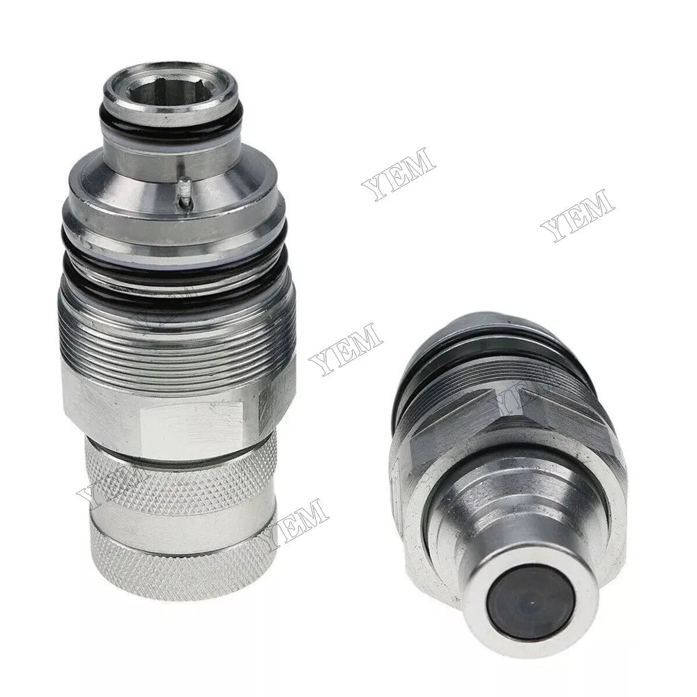 For New Holland L225 L221 L223 L230 C227 C232 L213 C238 L215 L218 L220 Male & Female Flat Face Coupler Kit 84390117 84390118 For New Holland