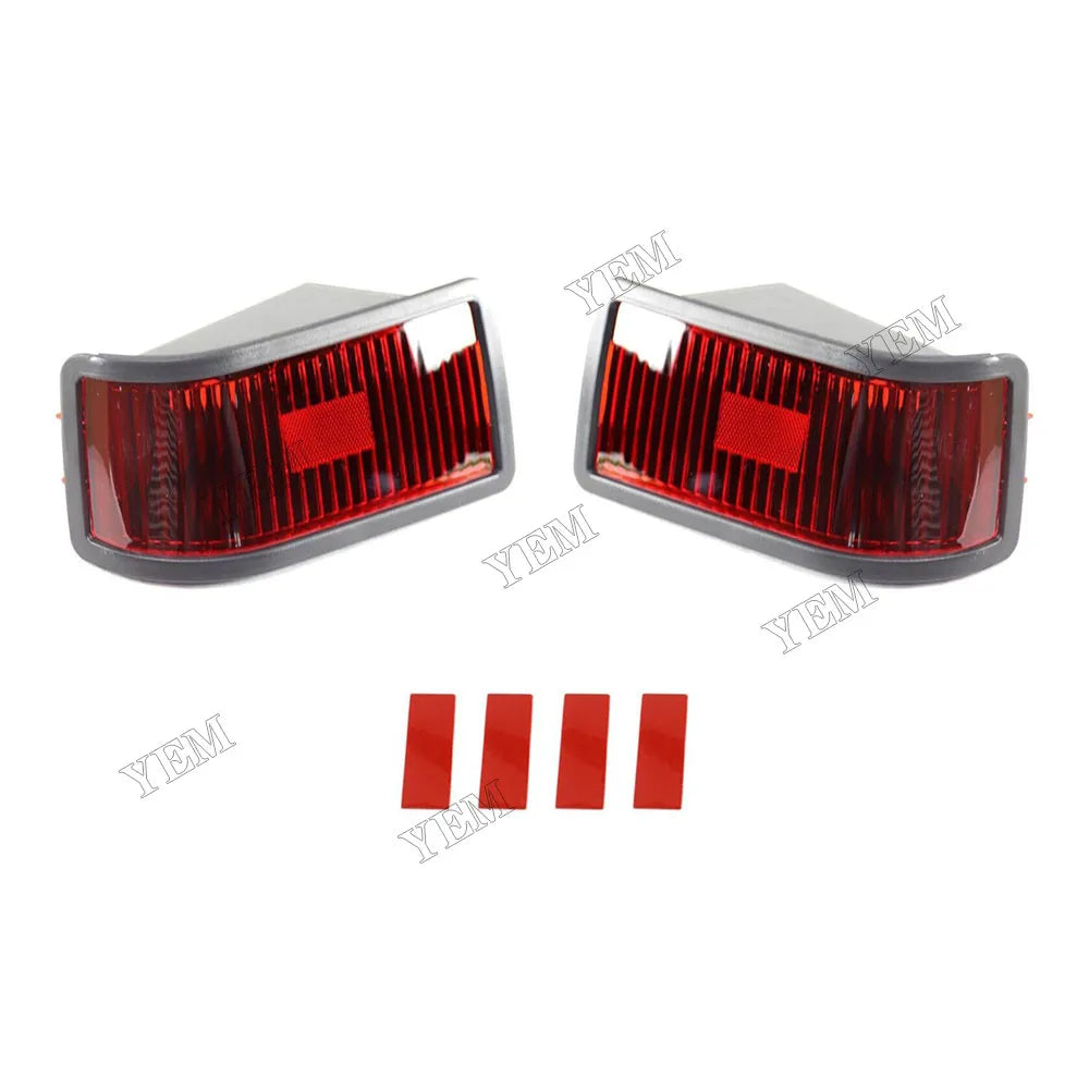 For John Deere Tractor 415 425 445 455 A Pair Rear Tail Light Lens M116504 M116505 For John Deere