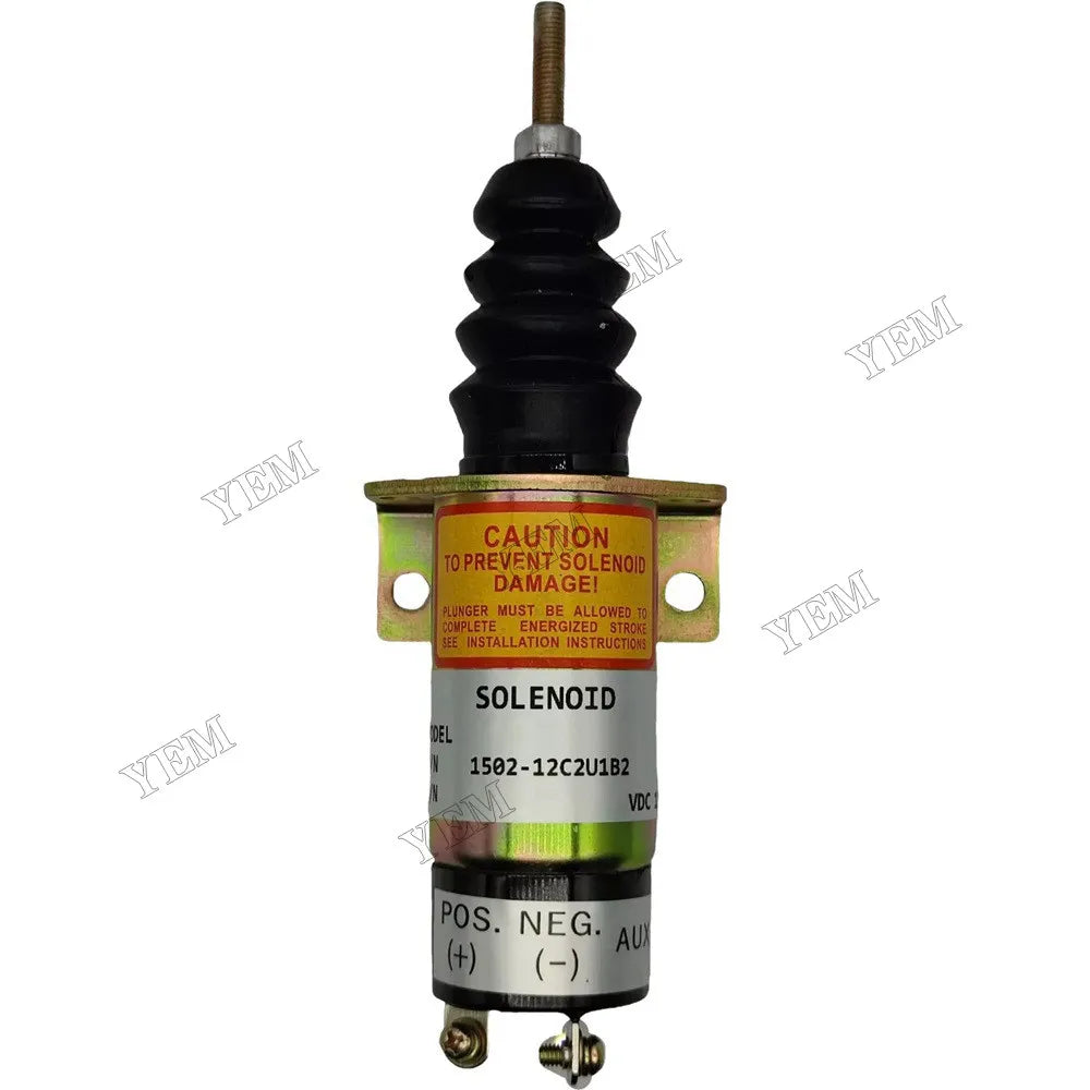 For Grove Lift 12V 3 Terminals Fuel Shut Off Solenoid 1502-12C2U1B2S1A 7750000065 For Grove