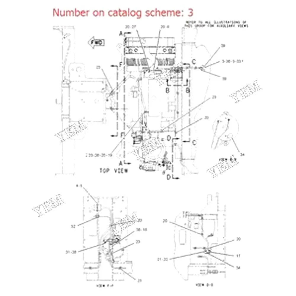 For CB-634D CB-634C CB-535B CB-534C CB-534B Vibratory Compactor 3116 3054 Engine Fuel Level Sender 1412632