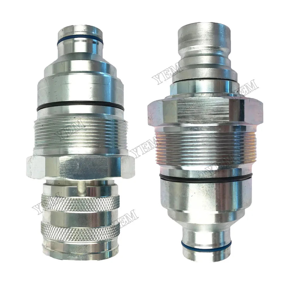 For Kubota Track Loader Male & Female Flat Face Coupler Kit V1311-77140 V1311-77150 For Kubota