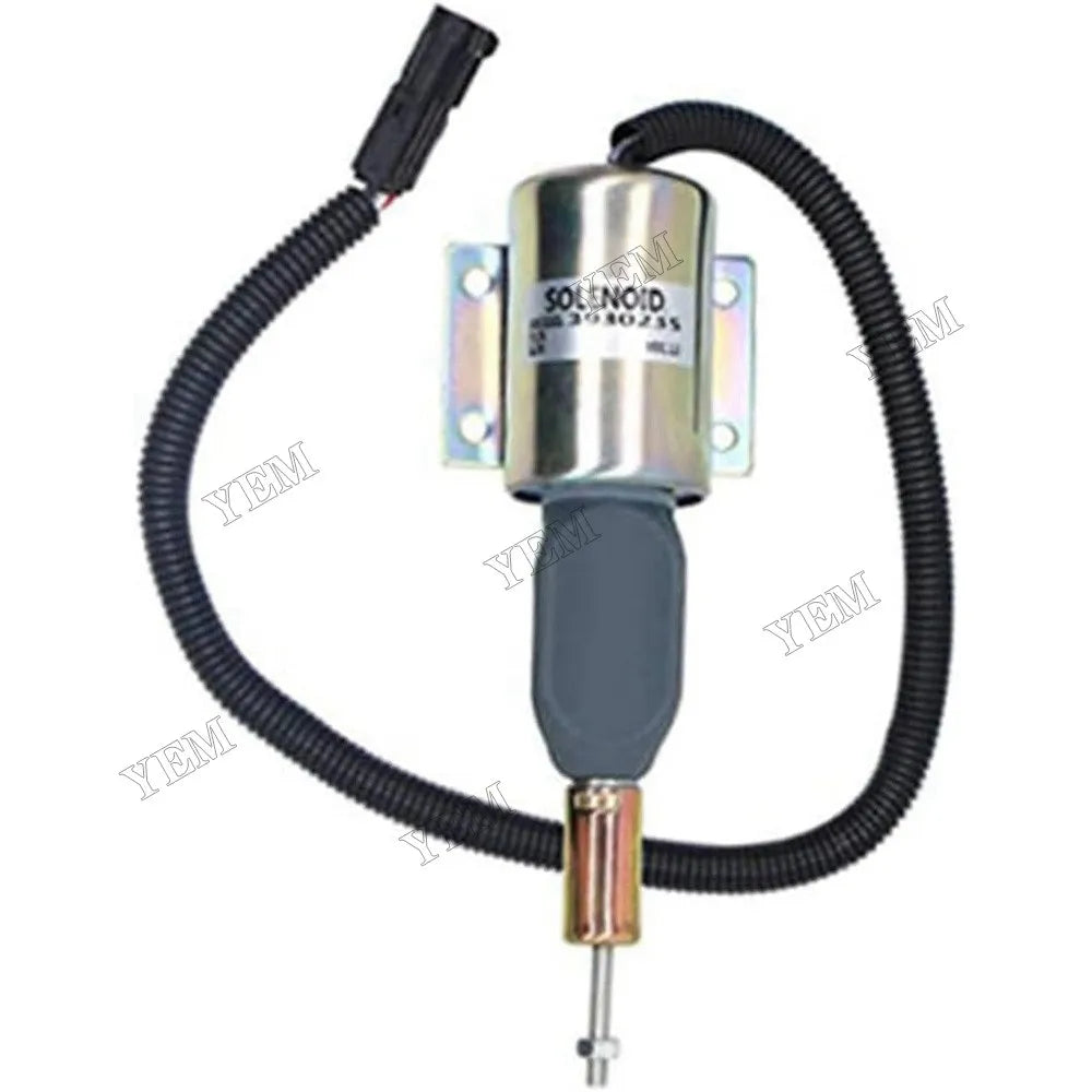 For Cummins Engine 6C 8.3 12V Stop Solenoid Valve 3930235 SA-4348-12 For Cummins