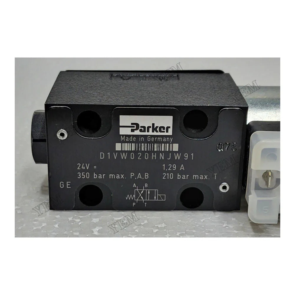 For TCM FD250Z-6 Forklift Parker Hydraulic Solenoid Valve D1VW020BNJW91 For TCM
