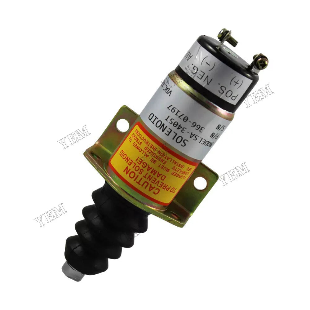 For Lister Peter Lpw 12V Fuel Shutoff Solenoid Valve 366-07197 SA-3405T 1502-12C7U2B2S1 For Lister Peter