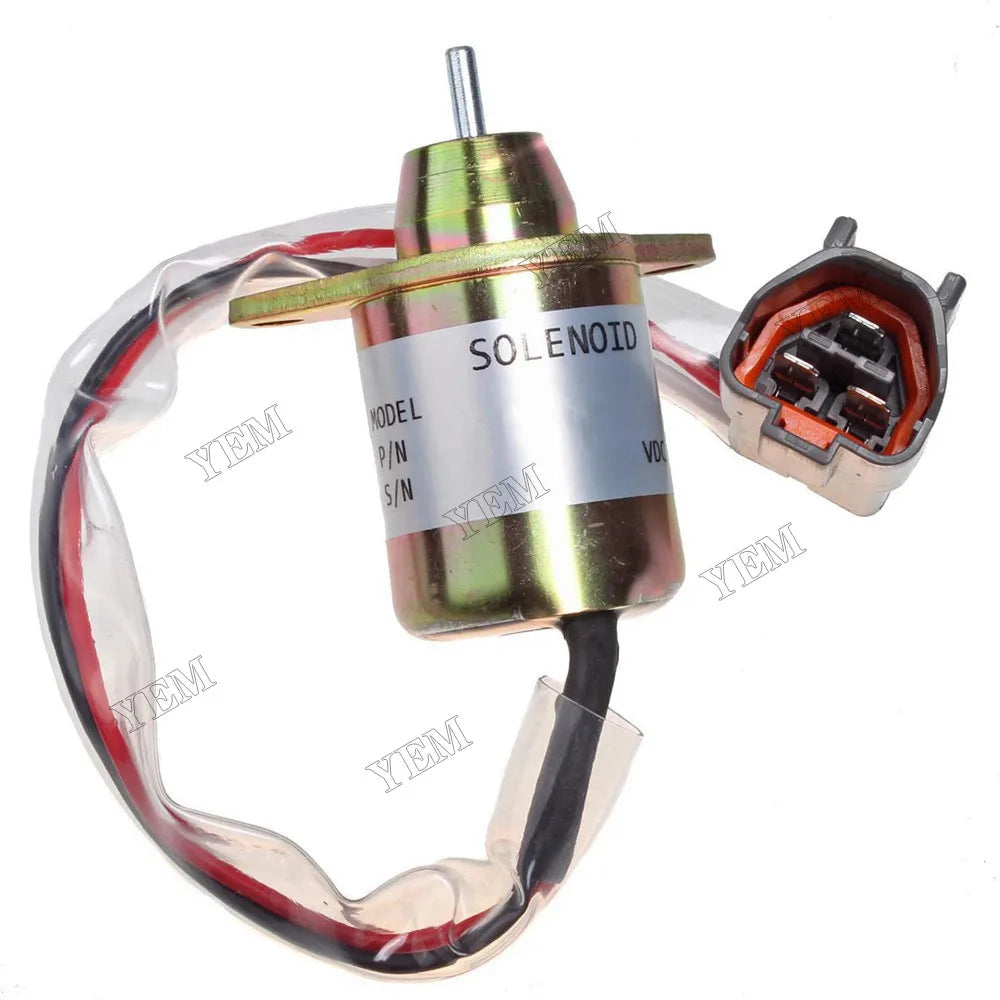 Deere 17D 17G 26G 27D 35D 50D 110 790 3120 4105 2025R 2032R 3032E 12V Fuel Shutoff Solenoid M810324 for John For John Deere