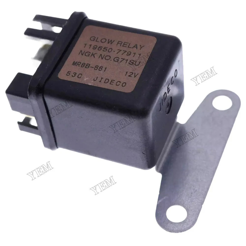 For Yanmar NGK G71Su John Deere Cub Cadet 12V Glow Plug Relay 119650-77910 119650-77911