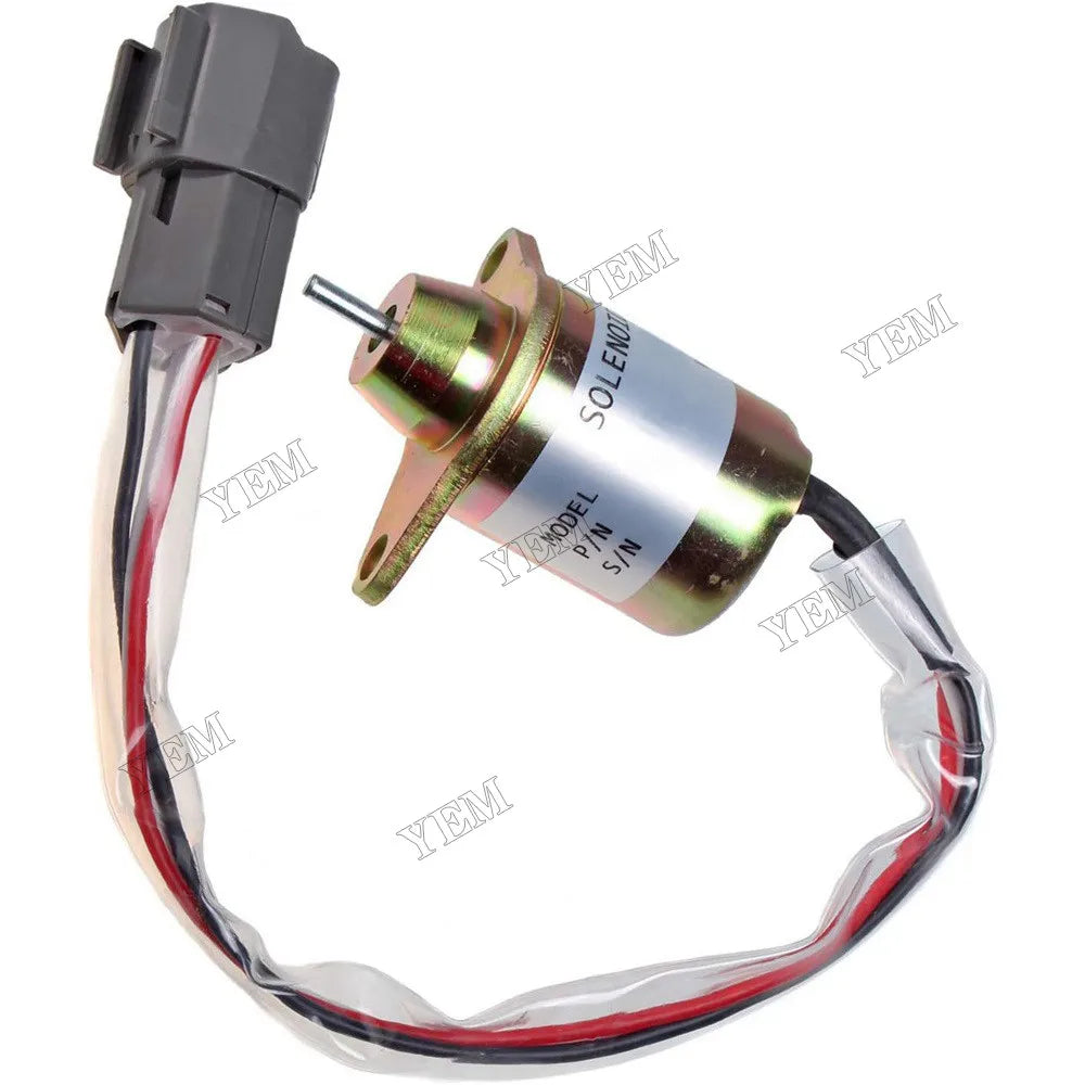Deere 17D 17G 26G 27D 35D 50D 110 790 3120 4105 2025R 2032R 3032E 12V Fuel Shutoff Solenoid M810324 for John