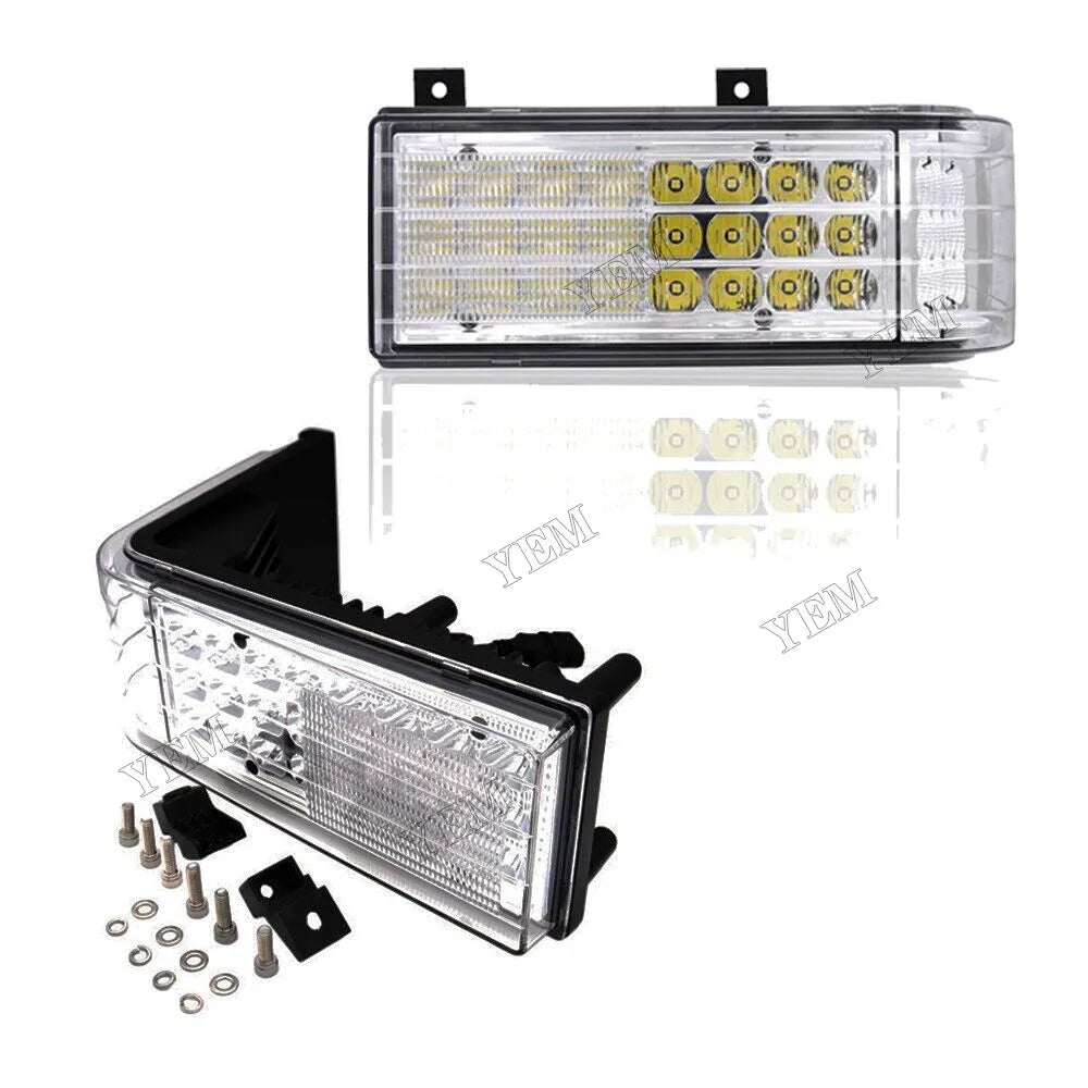 For New Holland Tractor 8970 8670A 8770A 8670 8770 8870 LED Wraparound Headlight 86514346 86514348 For New Holland