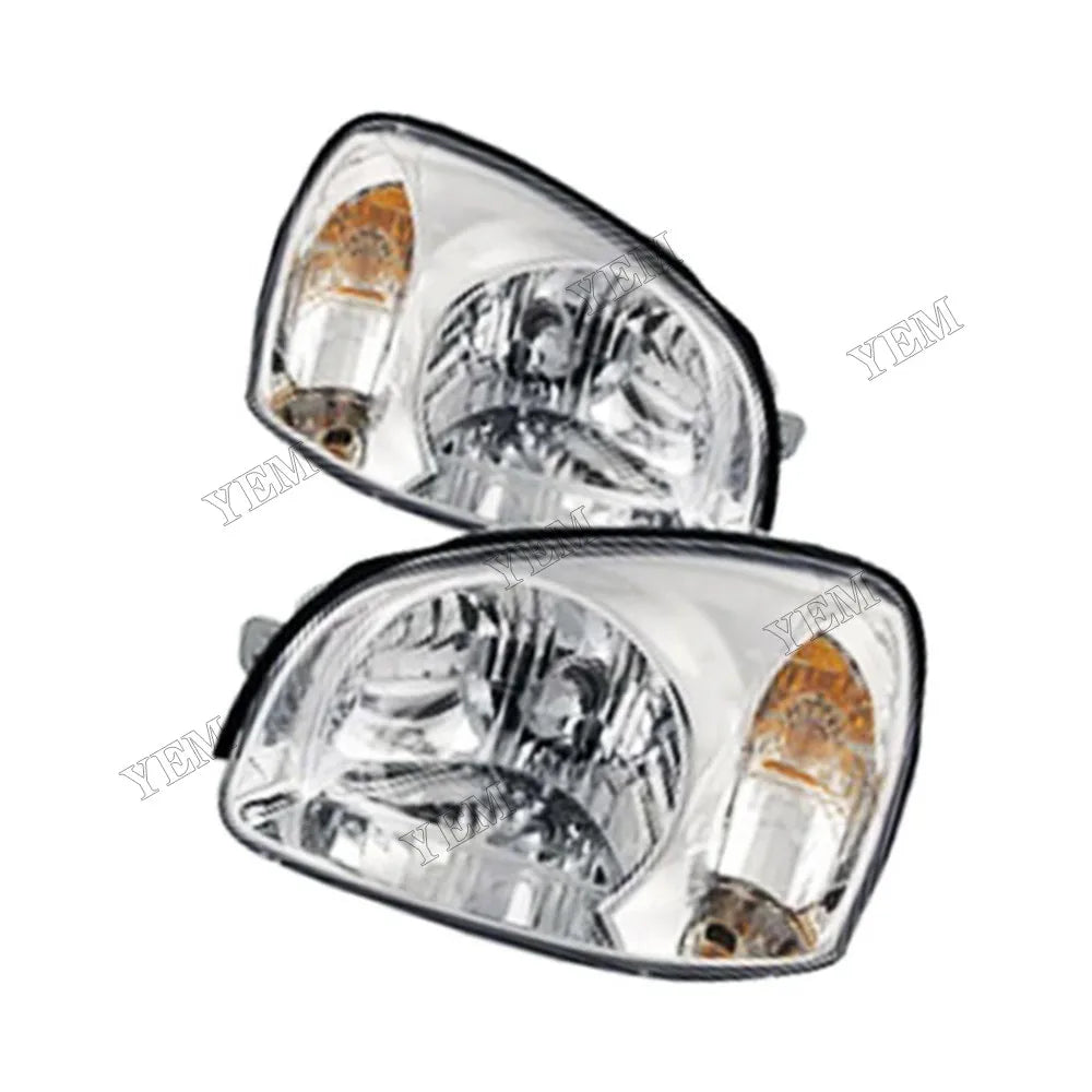 For Hyundai Santa Fe 2001-2003 Left and Right Pair Set Headlamps HY2502121 HY2503121 For Hyundai