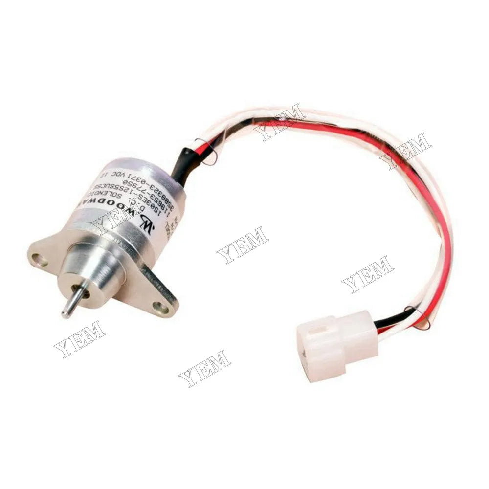 For Yanmar Engine John Deere 2210 2305 4100 790 990 X495 X595 X740 Gator 4X2 4X4 6X4 12V Fuel Shut-Off Solenoid M806808