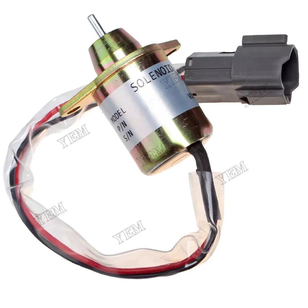 For Hitachi Excavator ZX10U-2 ZX14-3 ZX16-3 ZX17U-2 ZX29U-3 ZX30U-3 ZX33U-3 ZX35U-3 ZX40U-2 ZX40U-3 ZX8-2 12V Fuel Shutoff Stop Solenoid 4626346 For Hitachi