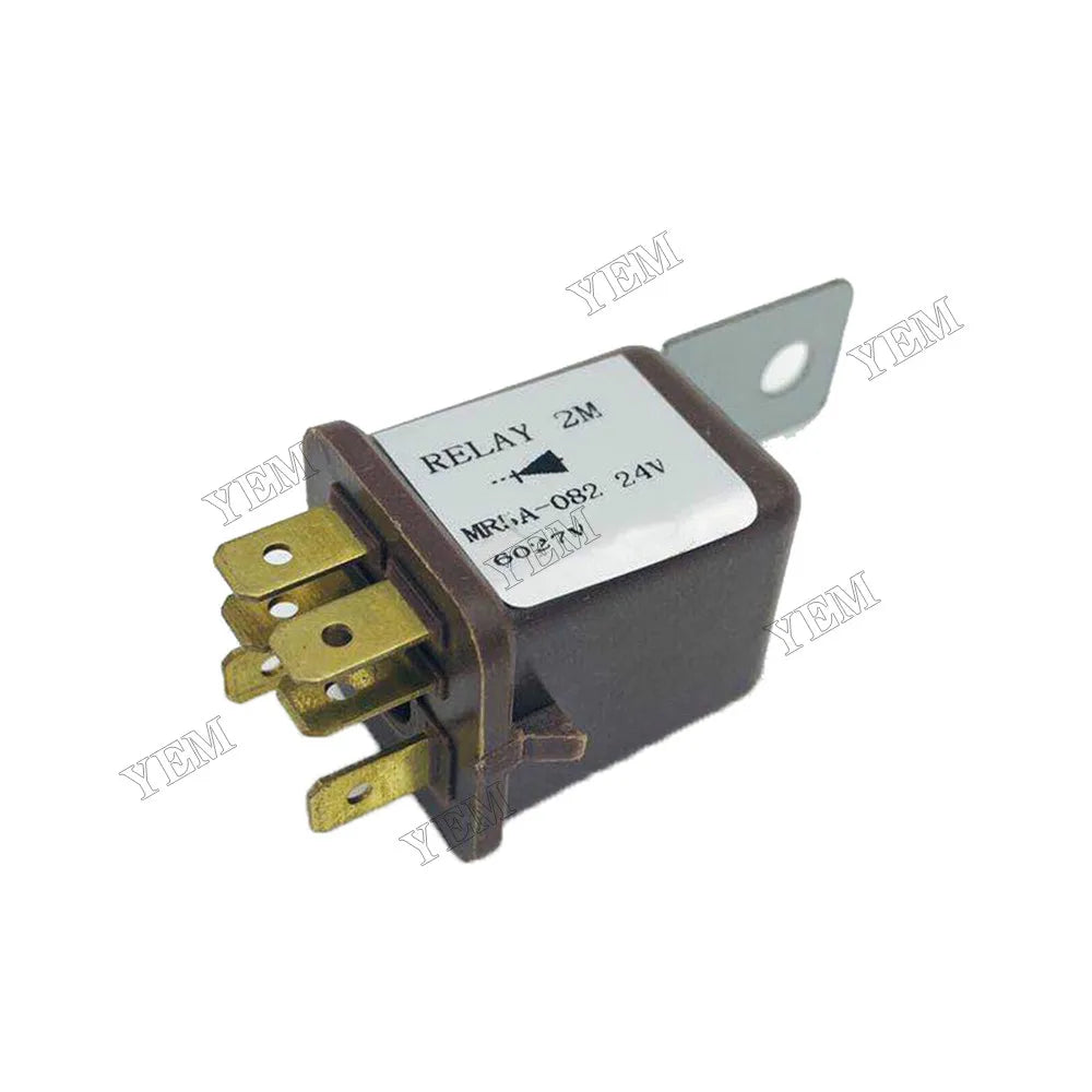 For Komatsu Hitachi Caterpillar CAT Kobelco Kato Sumitomo Mitsubishi Volvo Excavator 24V 6-Pin Relay MR5A-082
