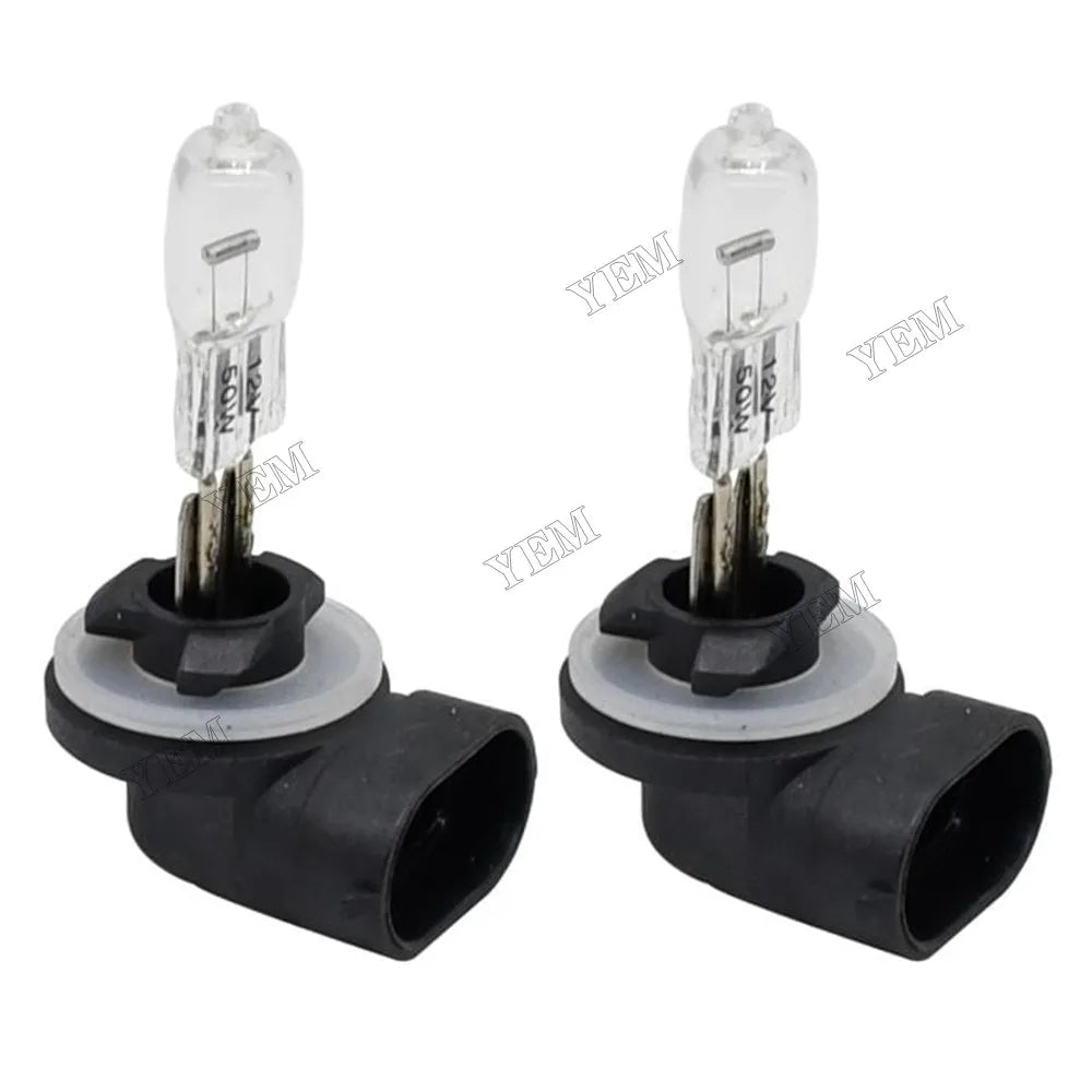 For Bobcat Skid Steer Loader S220 S250 S300 S450 S510 S530 S550 S650 S570 S590 S630 S750 S330 S595 S740 S850 2Pcs 12V 50W Headlight Bulb Light 6675336
