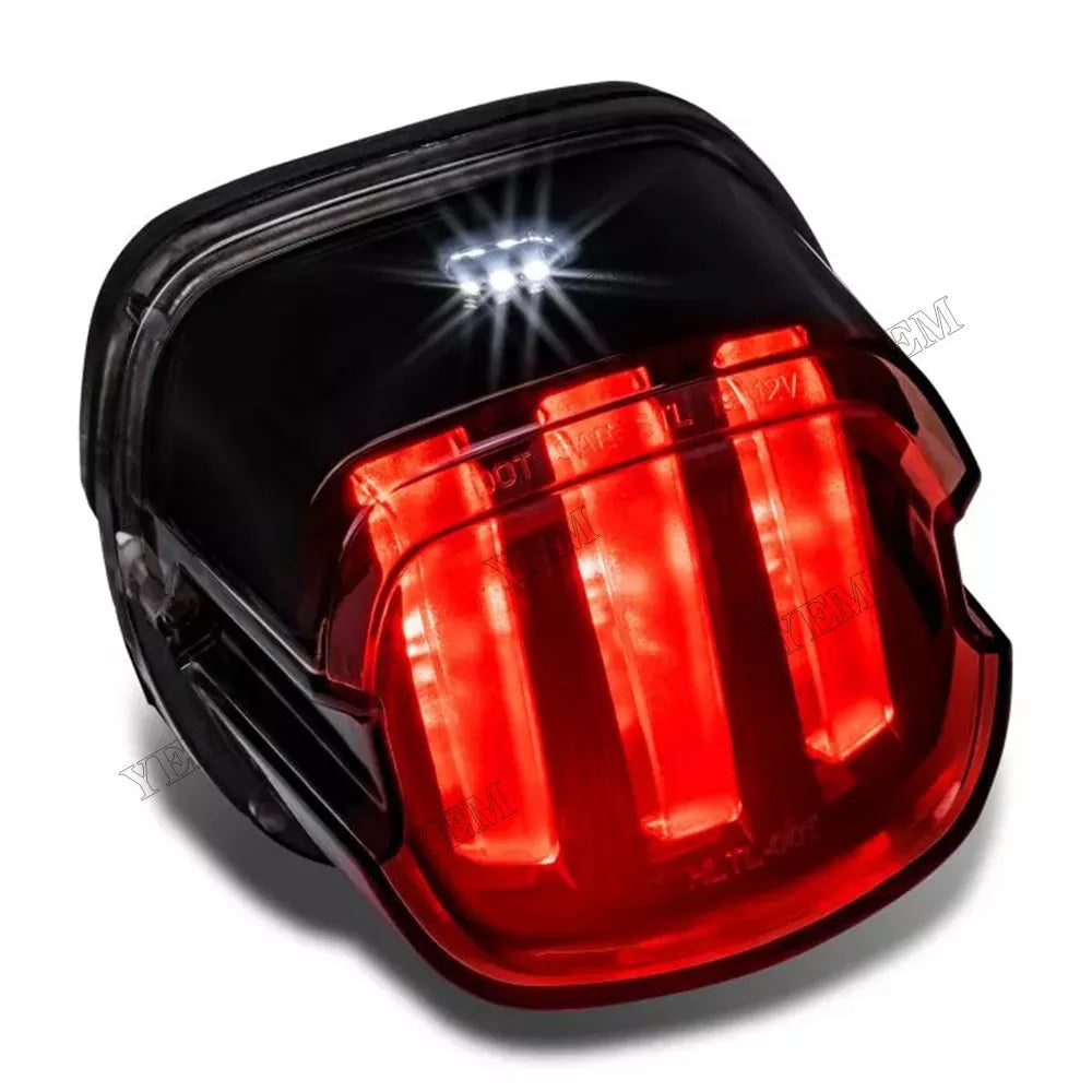 For Harley Davidson Motorcycle Dyna Fatboy Street Glide Softail 4 Pcs LED Brake Tail Light TBL0391