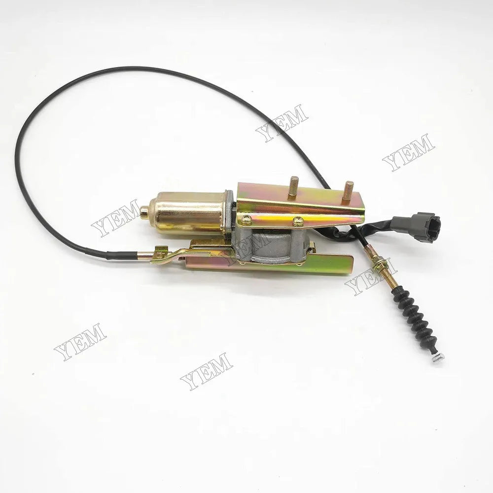 For Isuzu Engine 4BG1 6BD1 Hitachi Excavator EX200-2 EX200-3 EX200-3C EX200-3E EX200LC-2 EX200LC-3 24V Stop Solenoid Stopper Assembly 1819002270 For Isuzu