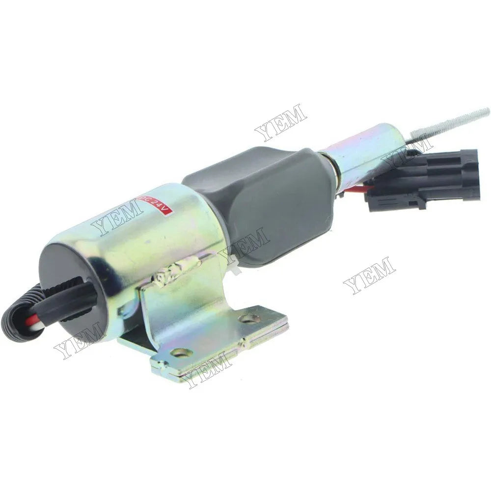 For Komatsu Engine 4D102E 6D102E Wheel Loader WA270-3 WA250-3 WA120-3 WA180-3 24V Fuel Shut Down Off Stop Solenoid Valve 6733-81-9130 For Komatsu