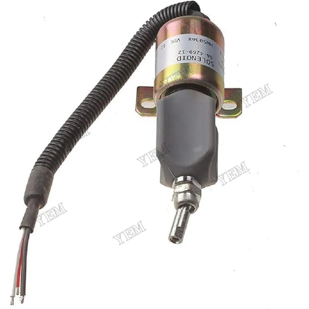 For Komatsu WA320-3 Wheel Loader Fuel Stop Solenoid Valve SA-4269-12